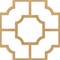 Ekena Millwork 66 56W x 66 56H x 38T Large Bradley Decorative Fretwork Wood Ceiling Panels Wood Paint Grade CELW67X67X0375BRDMF - alternate 7